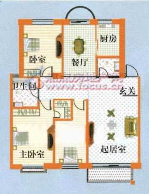 億海盛都億海盛都3室 2廳 1衛 115.56平方米 億海盛都戶型圖